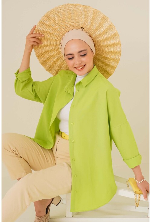103901 Oversized Basic Hijab Shirt