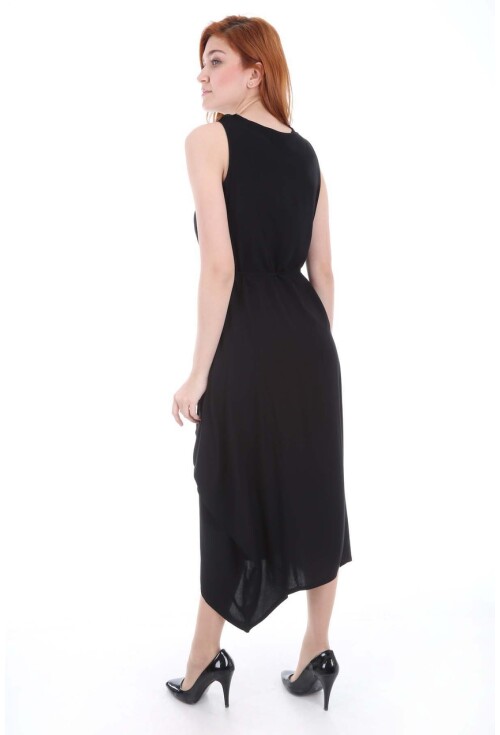 1512 Dress With Embroidered Front