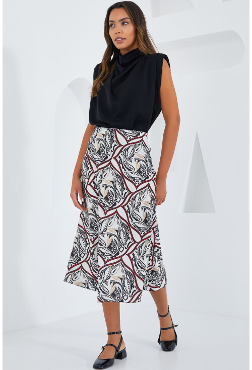15806 Satin Skirt