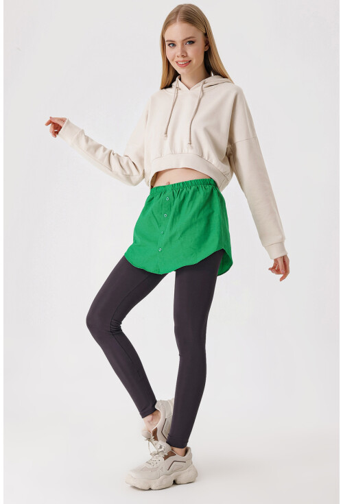 1888 Sweatshirt And Sweater Under Skirt