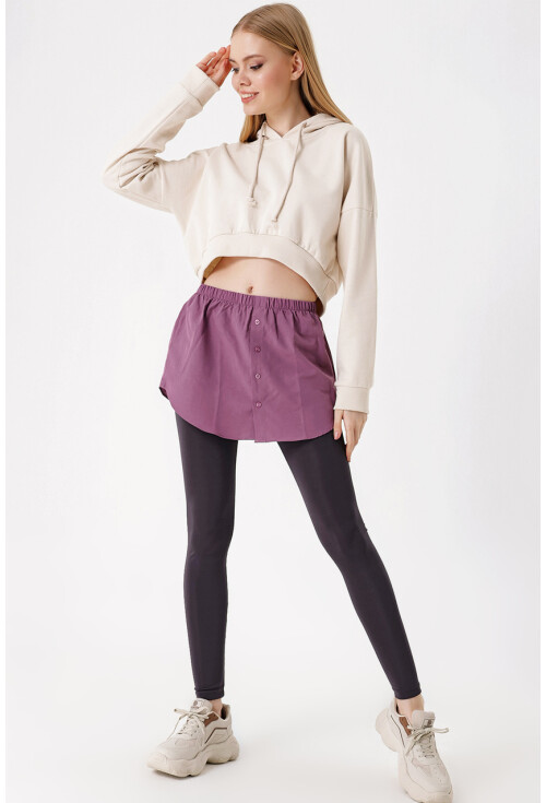 1888 Sweatshirt Ve Kazak Altı Gömlek Etek