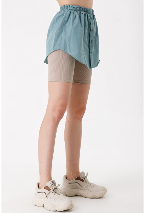 1888 Sweatshirt Ve Kazak Altı Gömlek Etek