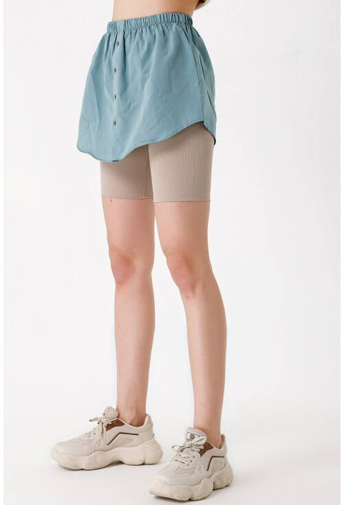 1888 Sweatshirt Ve Kazak Altı Gömlek Etek