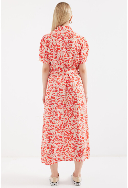 2213 Short Sleeve Viscose Dress