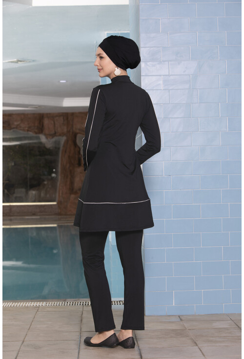 Tam Kapalı Likralı Tesettür Mayo 15871