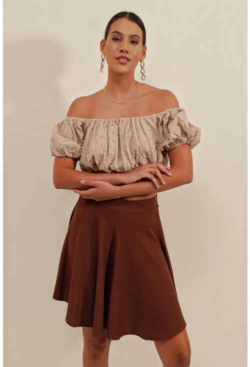 1885 Flared Mini Skirt