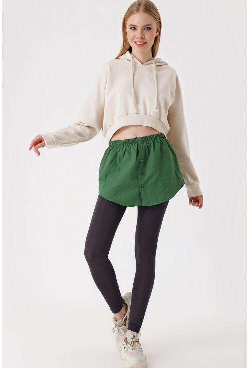1888 Sweatshirt And Sweater Under Skirt