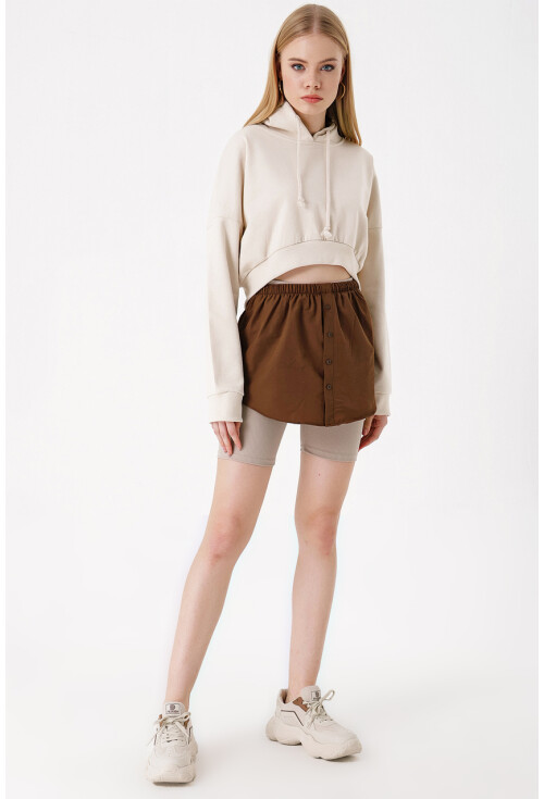 1888 Sweatshirt And Sweater Under Skirt