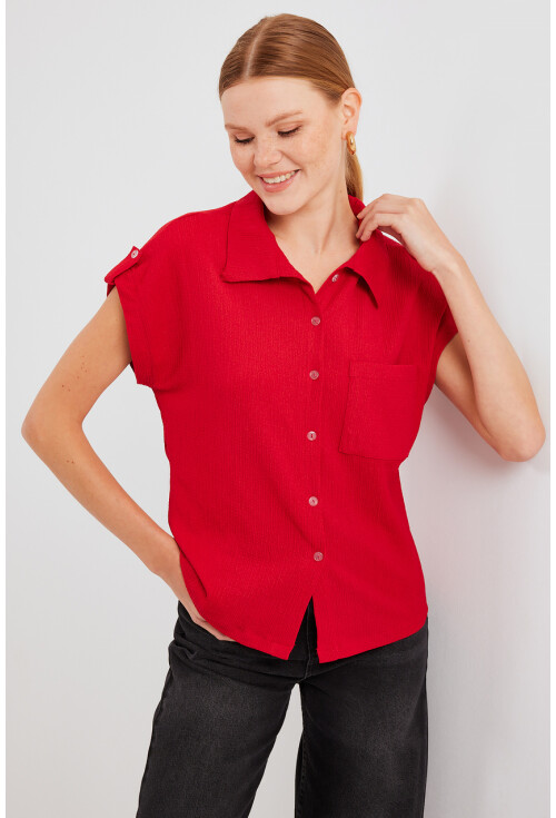 20256 Cuffed Double Short Sleeve Shirt