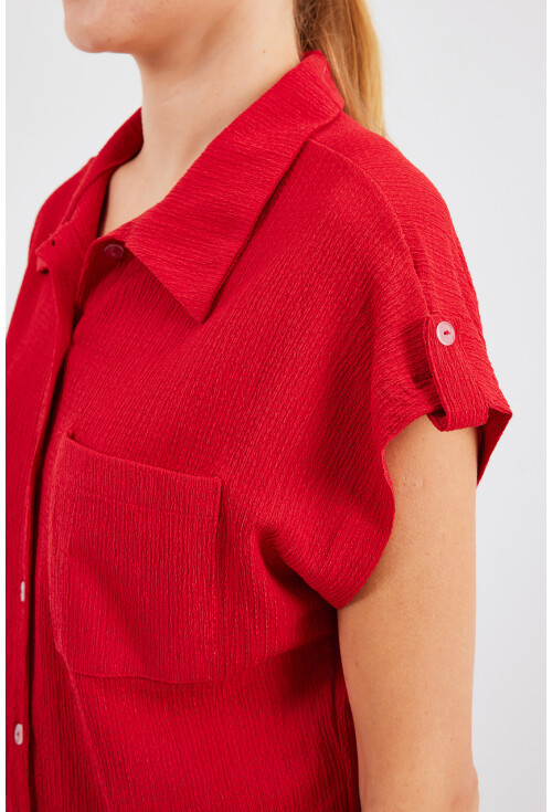 20256 Cuffed Double Short Sleeve Shirt