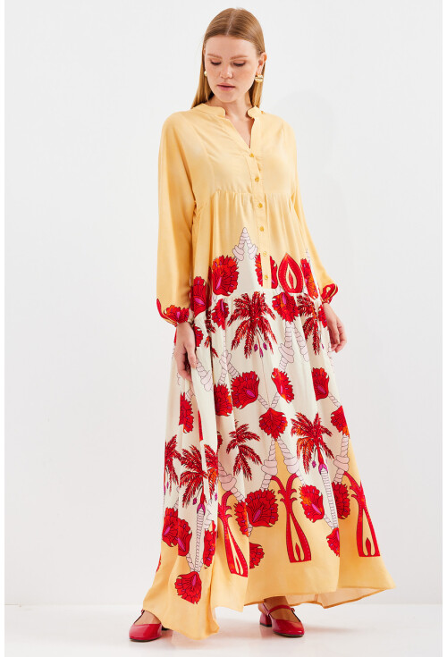 2423 Authentic Patterned Dress