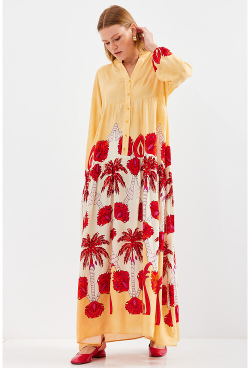 2423 Authentic Patterned Dress