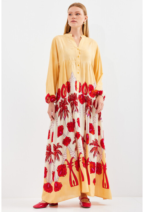 2423 Authentic Patterned Dress