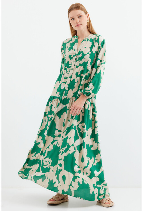 2423 Authentic Patterned Dress