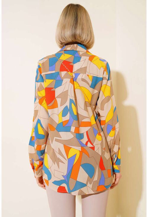 3721 Graphic Patterned Shirt