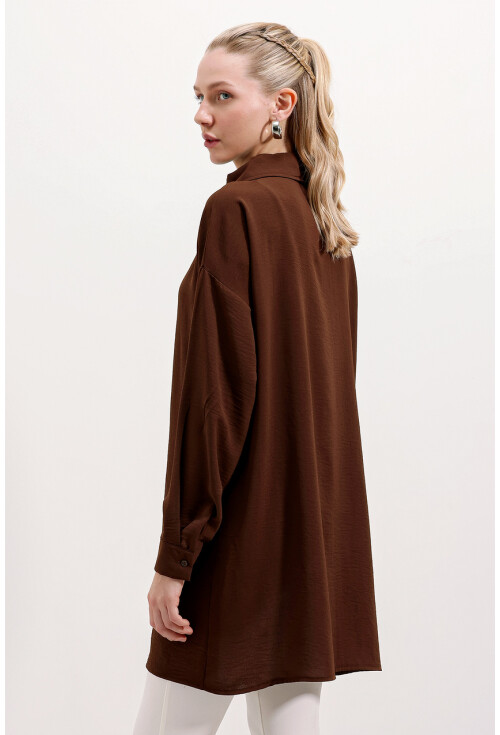 5917 Zippered Oversized Tunic