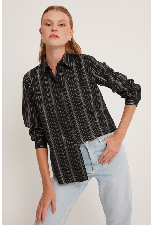 Womens Shirt With Foil Pattern 20253