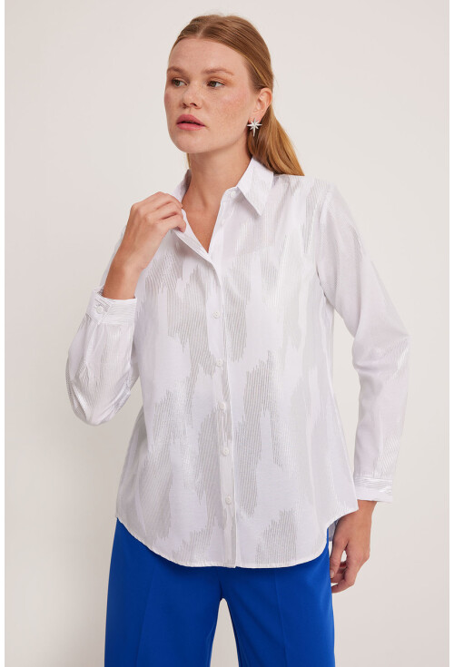 Womens Shirt With Foil Pattern 20253