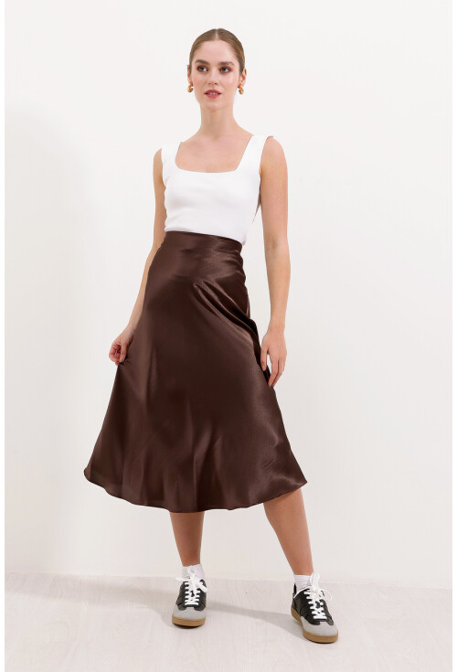 15806 Satin Skirt