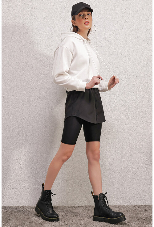 1888 Sweatshirt Ve Kazak Altı Gömlek Etek