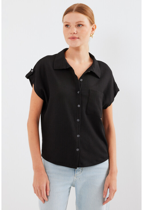 20256 Cuffed Double Short Sleeve Shirt