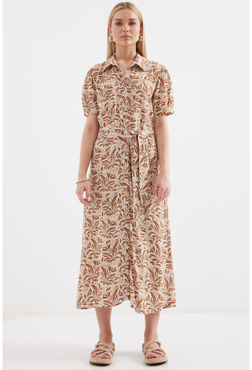 2213 Short Sleeve Viscose Dress