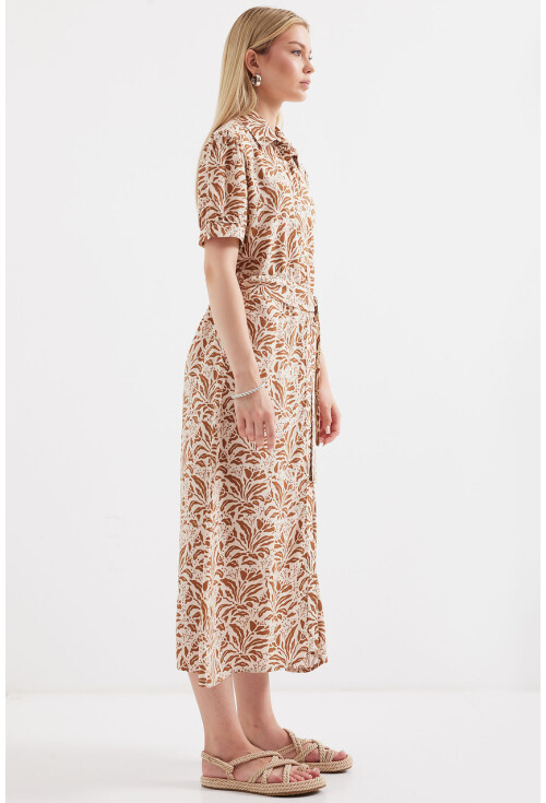 2213 Short Sleeve Viscose Dress