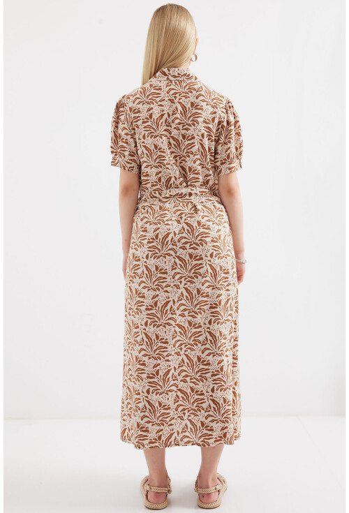 2213 Short Sleeve Viscose Dress