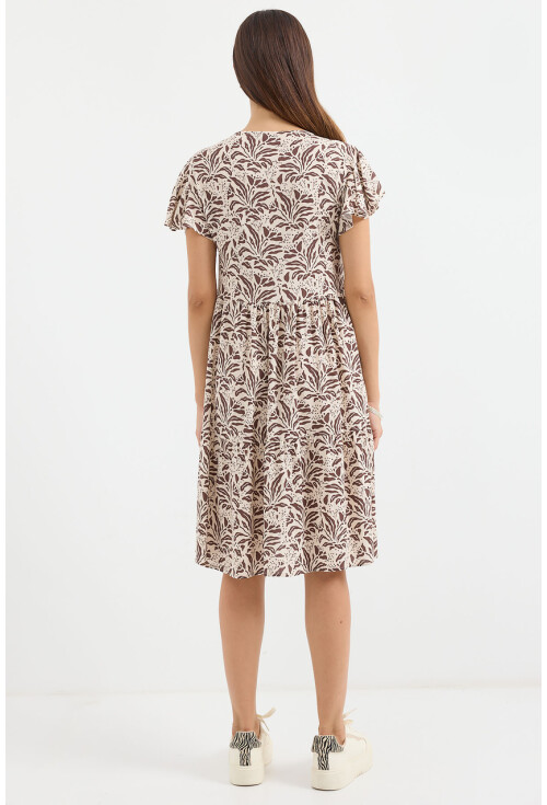 2352 V-Neck Short Dress