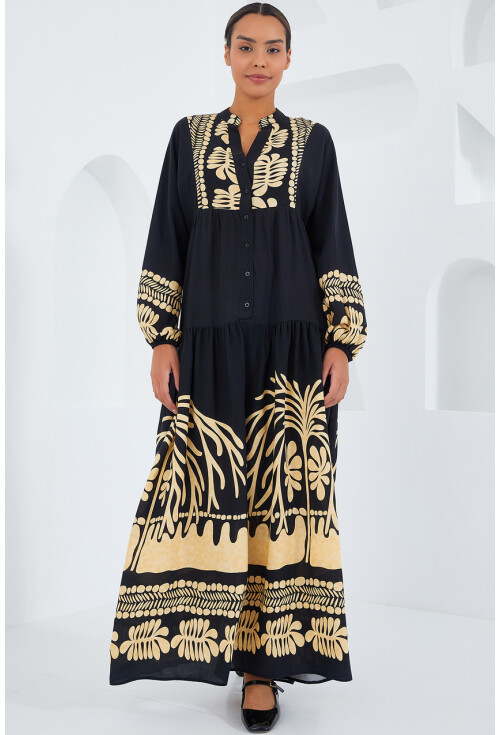 2423 Authentic Patterned Dress