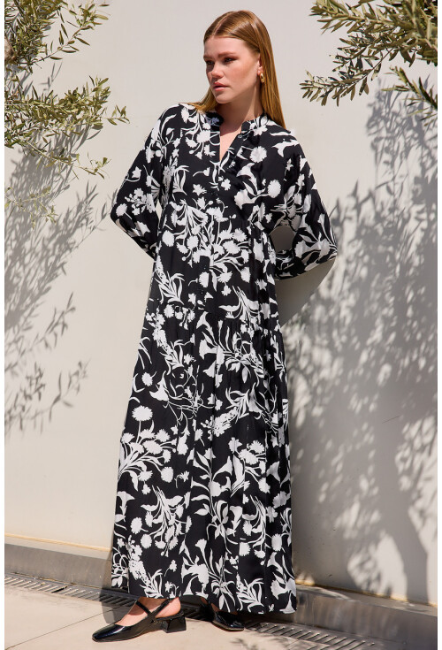 2423 Authentic Patterned Dress