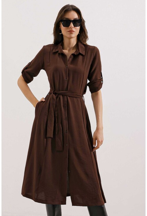 2442 Shirt Dress With Belt