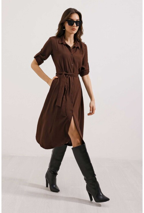 2442 Shirt Dress With Belt