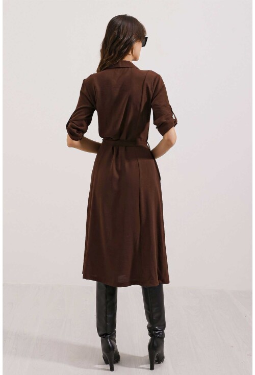 2442 Shirt Dress With Belt