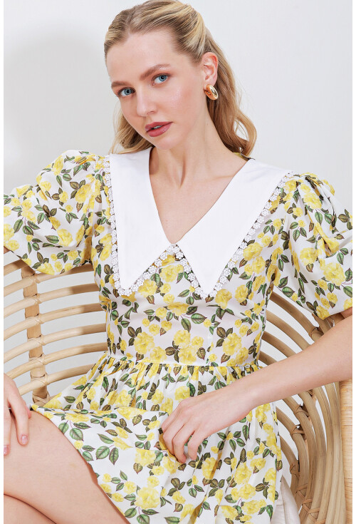 2478 Floral Mini Dress