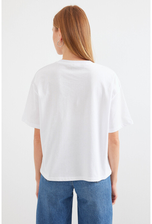 4318 Printed Basic T-Shirt