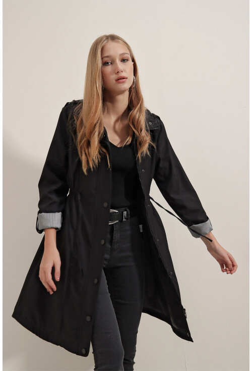 5808 Belted Trench Coat