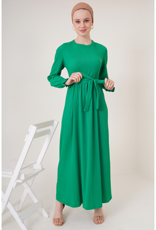 1525 Örme Tesettür Elbise