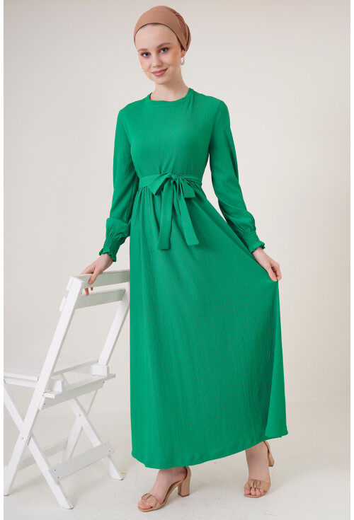 1525 Örme Tesettür Elbise