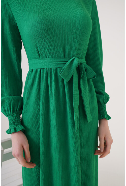 1525 Örme Tesettür Elbise