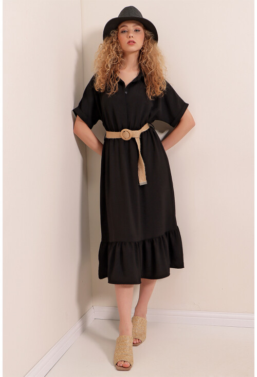 2292 Belted Dress