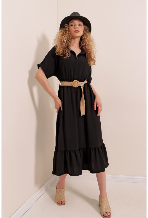 2292 Belted Dress