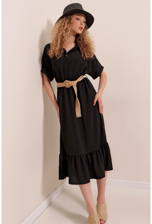 2292 Belted Dress