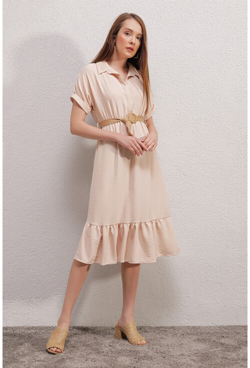 2292 Belted Dress