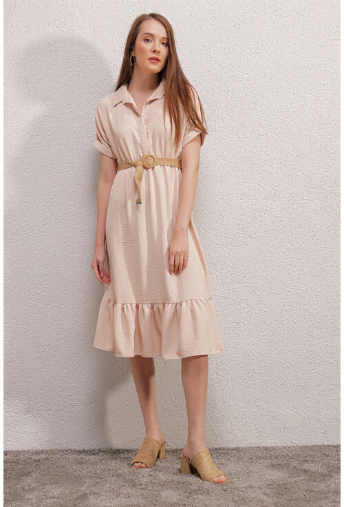 2292 Belted Dress