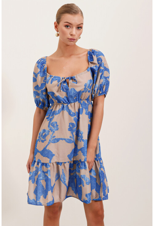 2351 Flared Poplin Dress
