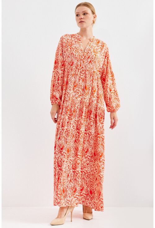 2423 Authentic Patterned Dress