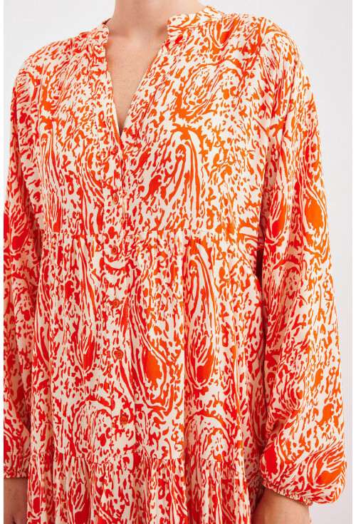 2423 Authentic Patterned Dress
