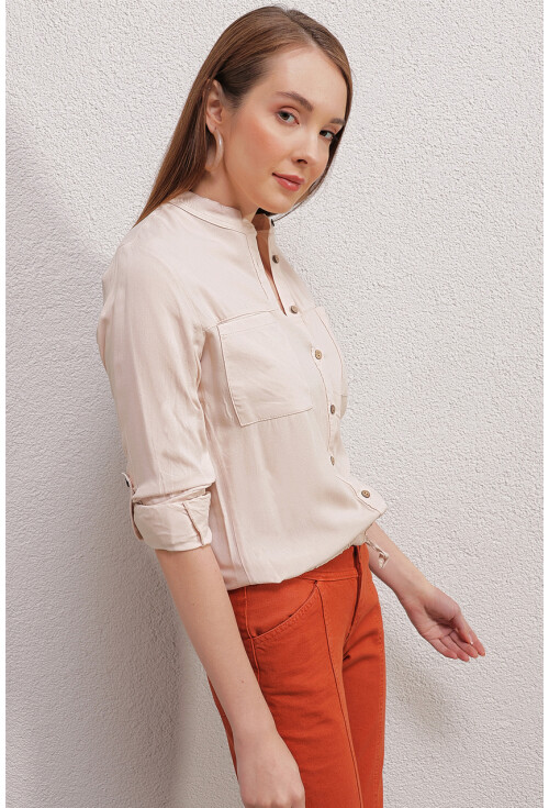 3619 Tie-Front Shirt