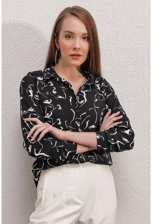 3721 Graphic Patterned Shirt
